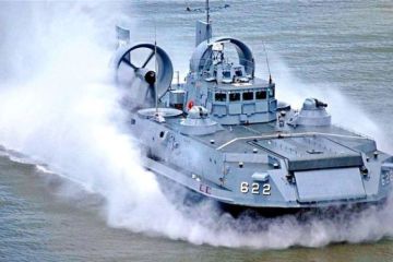 Бросок «Мурены»: десантные катера на воздушной подушке перебрасывают на Каспий