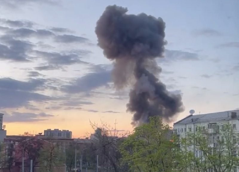 Утренние удары по Киеву