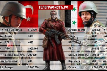 Сравнение армий Сирии и Турции