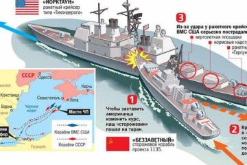 Атака &quot;Беззаветным&quot; американского крейсера возле мыса Сарыч в 1988 г.