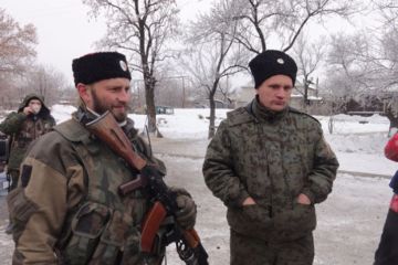 Разбитые позиции украинских оккупантов на северном укрепрайоне в Дебальцево