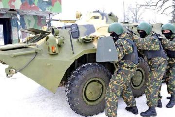 Внутренние войска отработали противодействие «Майдану»