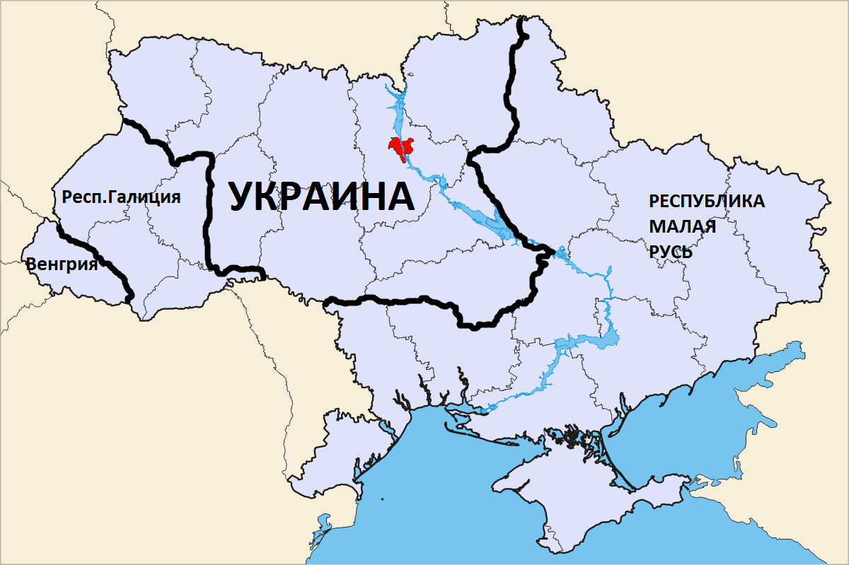 Украина 2026. Карта Украины. Карта распада Украины. Малороссия. Галиция на карте Украины.