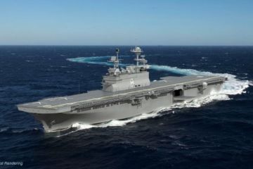 В США началось строительство третьего десантного корабля типа America