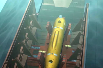 В России начались подводные испытания беспилотного аппарата "Посейдон"