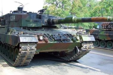 Старые советские танки Т-72 оказались крепче новейших немецких Leopard-2A4