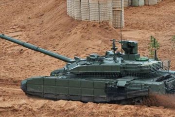 Опубликовано видео испытаний новейшего танка Т-90МС