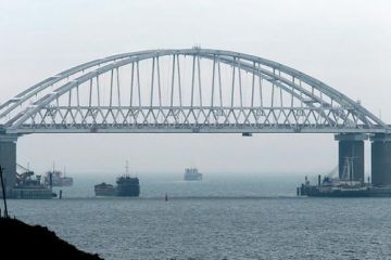 От Крымского моста украинских диверсантов отпугнут катерами