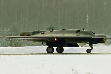 Российский беспилотник "Охотник" совершил первый полет