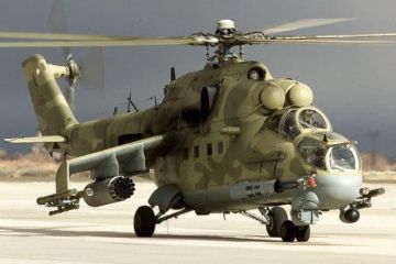 Новый Ми-24 с пушечным вооружением продемонстрировали публике