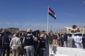 Делегация иностранных журналистов побывала в освобожденном городе Хан-Шейхун