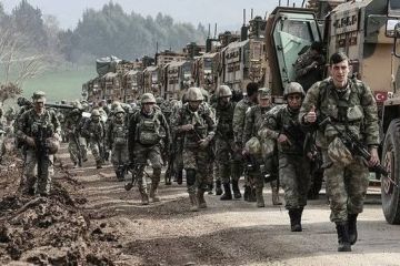 Войска Эрдогана ждут начала турецкой операции «Источник мира» на севере Сирии