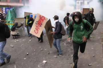Протестный градус в столице Эквадора Кито накаляется: протестующие перешли к террору