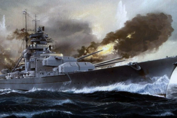Как затонул главный корабль Германии «Бисмарк»