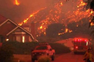 Алё, либералы?! Калифорния горит!