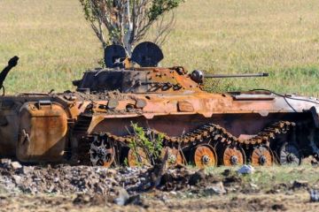 День артиллерии удался: бойцы ВСУ размолотили из миномета свою боевую машину