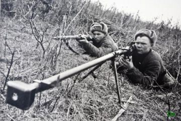 Как красноармейцы уничтожали немецкие танки из ружей