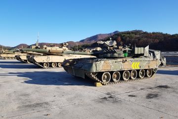 Т-80 и Abrams отработали атаку