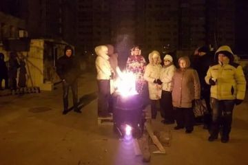 Костры становятся популярным средством отопления на «европейской» Украине