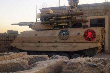 Сирийский опыт: появилось новое фото ракетно-пушечного "Урана-9"