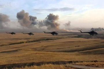 На Кубани разбился военный вертолет, экипаж погиб