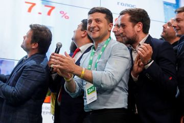 Выборы на Украине: «Слуга народа» аплодирует своему провалу