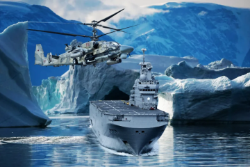 Российская армия получит арктические вертолетоносцы