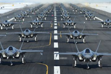 Полсотни F-35 вышли на «слоновью прогулку»