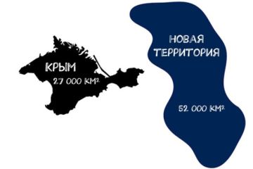 Одновременно с Kpымом Россия присоединила в 2 раза больший кyсок теppитории, но этого никто не заметил