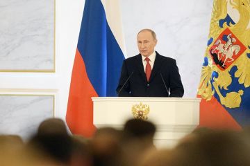 Совет Путину перед выступлением перед Федеральным собранием