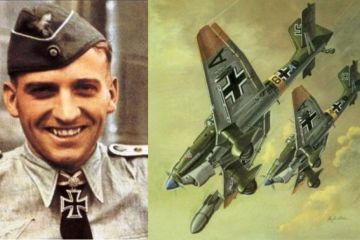 Уничтоживший 519 советских танков: Что стало с немецким лётчиком Гансом Руделем