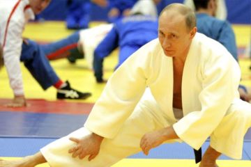 Дзю-до и Дзю-после от Президента России, в виде одного броска