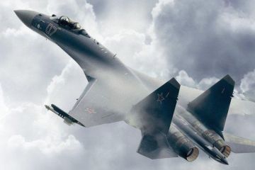 Бомбардировку силами российского истребителя Су-35С сняли на видео от первого лица