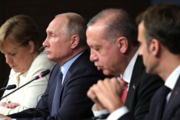 Меркель и Макрон заистерили Путину о готовности встречи с Эрдоганом, Путин - ответил!!!