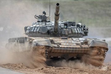 На видео сняли точную стрельбу управляемыми ракетами из Т-72Б