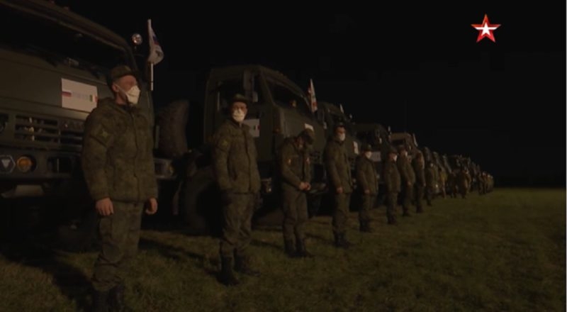 Российские военные прибыли в итальянский Бергамо, где бушует коронавирус