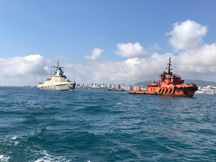 Очередной корабль проекта 22160 доставлен в Новороссийск