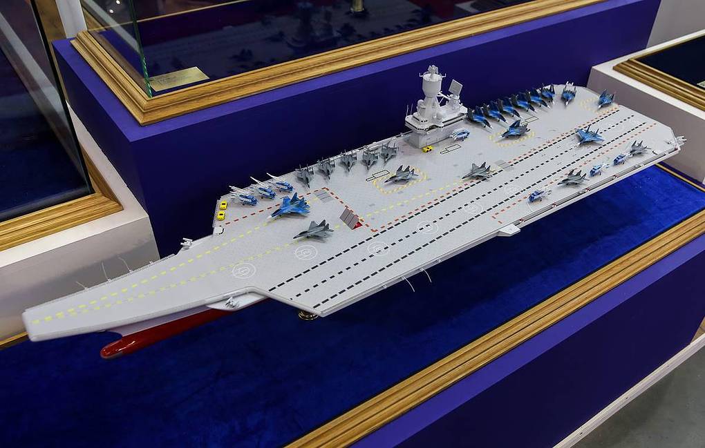 Строящийся российский авианосец «Москва» станет морским царем