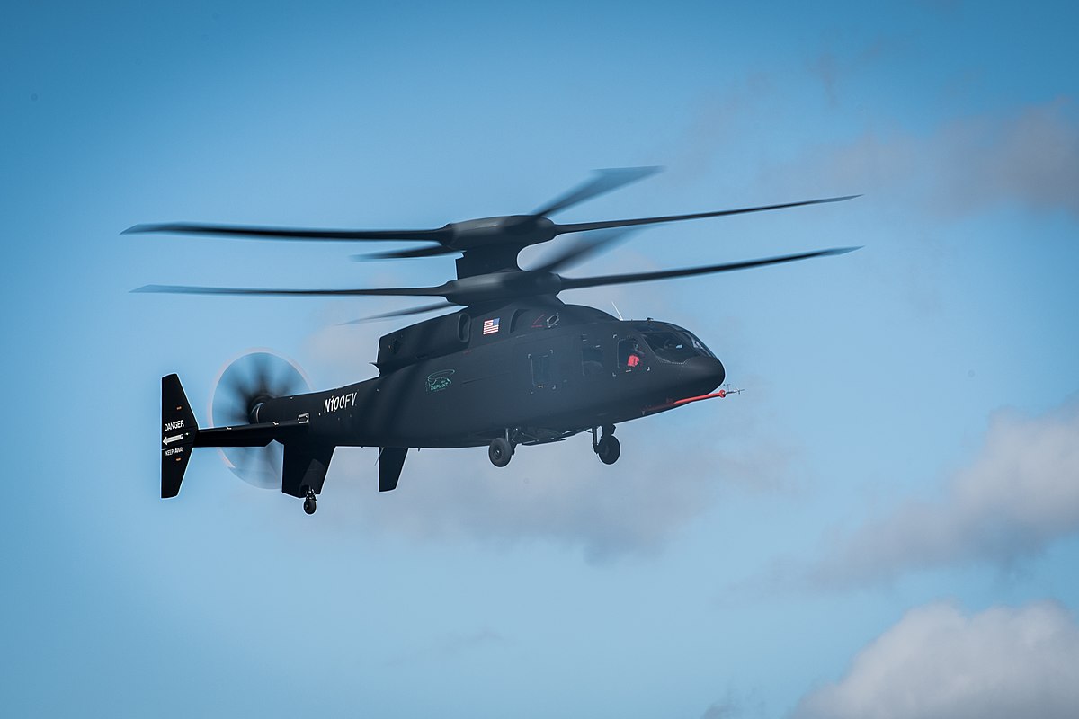 В США похвастались испытаниями высокоскоростного вертолета SB-1 Defiant