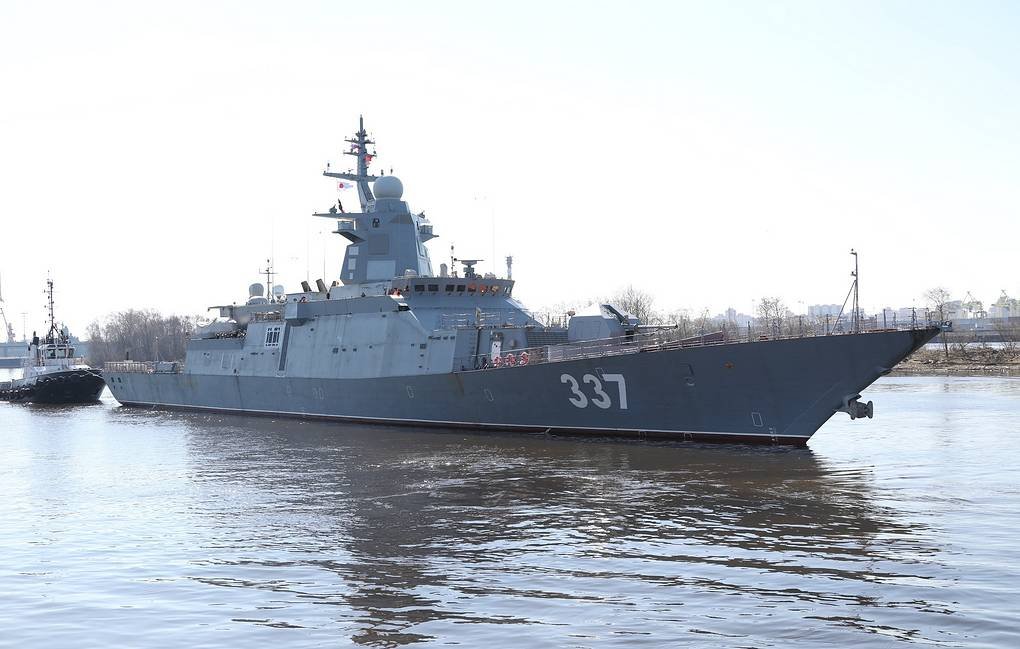 На Балтике начались испытания корвета «Гремящий» с вертолетами Ка-27