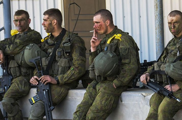 На севере Литвы задержали пьяного военного НАТО
