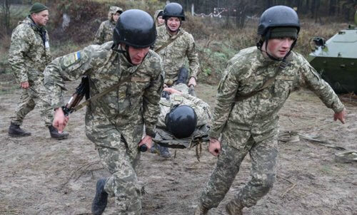 Украинские морпехи взорвались в собственном окопе