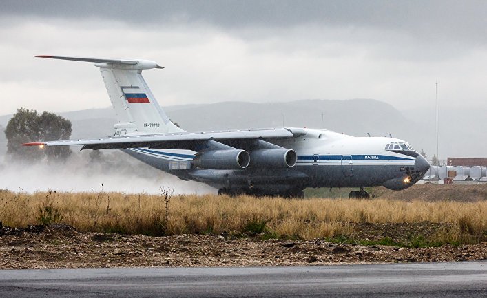 Целый «караван» военно-транспортных Ил-76 прилетел в Сирию