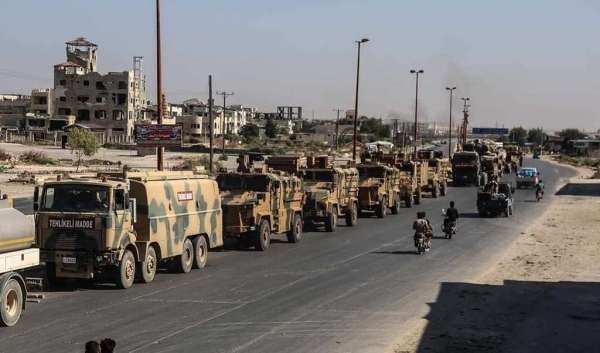 В Сирию вторглись сотни танков и БТРов