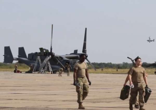 Под Винницей на военном аэродроме развернулось подразделение американской авиации