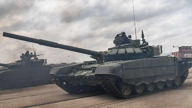 Опубликовано видео ночного танкового боя под Оренбургом