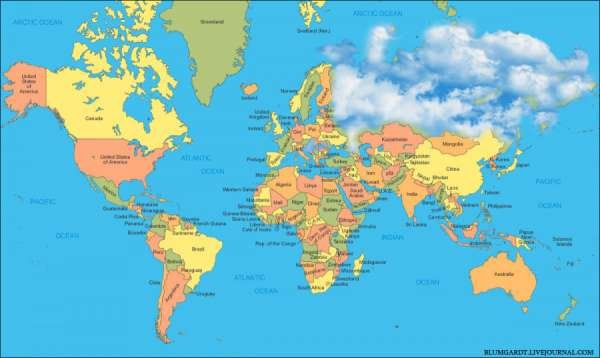 России нет вообще: новая политическая география уже пробралась в романную Украину