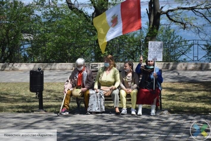 Одесситы возобновили борьбу по возвращению Русского мира на Украину