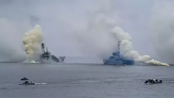 Американские моряки стали невольными свидетелями учений ВМФ РФ