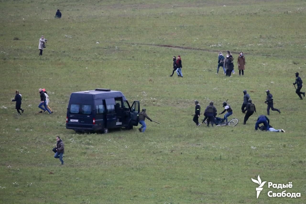 Беспорядки в Минске: Милиция жёстко рассеивает Беломайдан